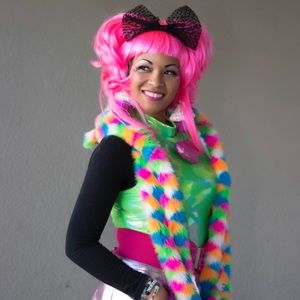 Kawaii Half Moon Buns Synthetic Wig